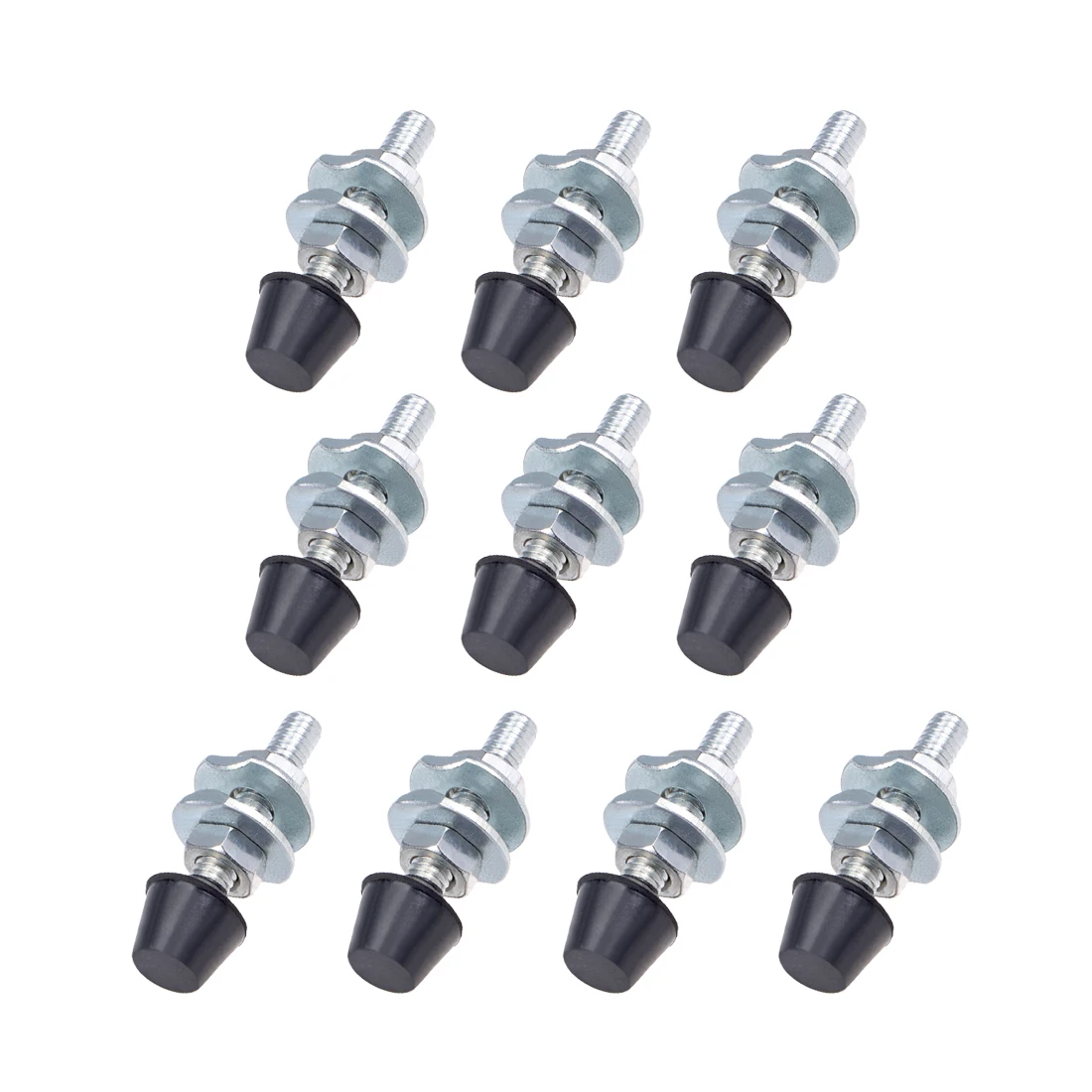 10Pcs M4x29mm M5x47mm M6x54mm Carbon Steel Toggle Clamp Screw Assembly with Rounded Spindle Tip Accessory Fit Most Toggle Clamps