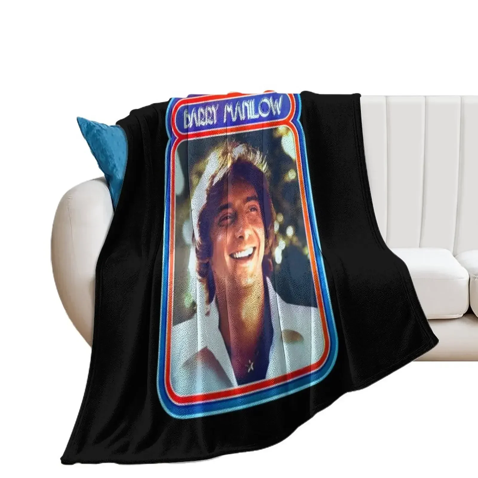 

Barry Manilow Throw Blanket Decorative Sofas Personalized Gift Decoratives Blankets