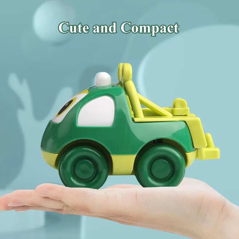 Cute Cartoon Engineering Car Toys for 0 3 6 Years Baby Kids Inertia Sliding Mixer Dump Truck Tractor Vehicle Boy Girl Gifts