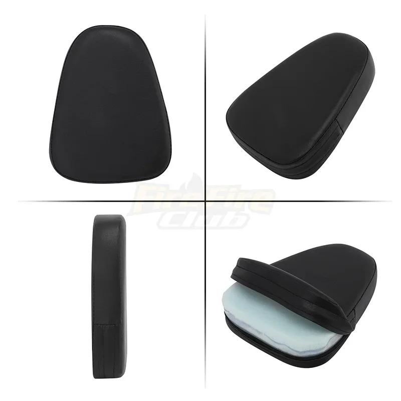 Universal Motorcycle Backrest Pad Sissy Bar Back Rest Cushion For Honda Yamaha Suzuki Harley Bobber Chopper Crusier Touring