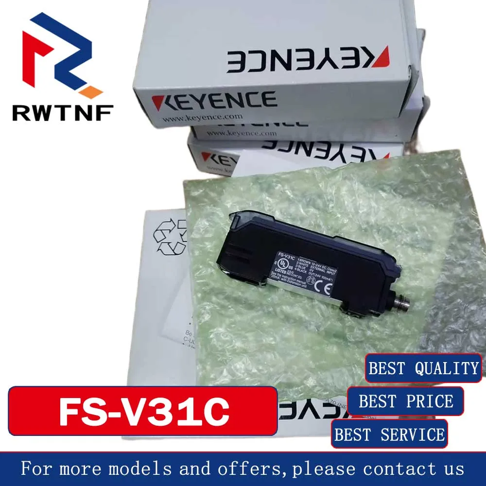 Brand New Genuine FS-V31C KEYENCE Multi-function control output unit fiber optic amplifier sensor, warehouse stock
