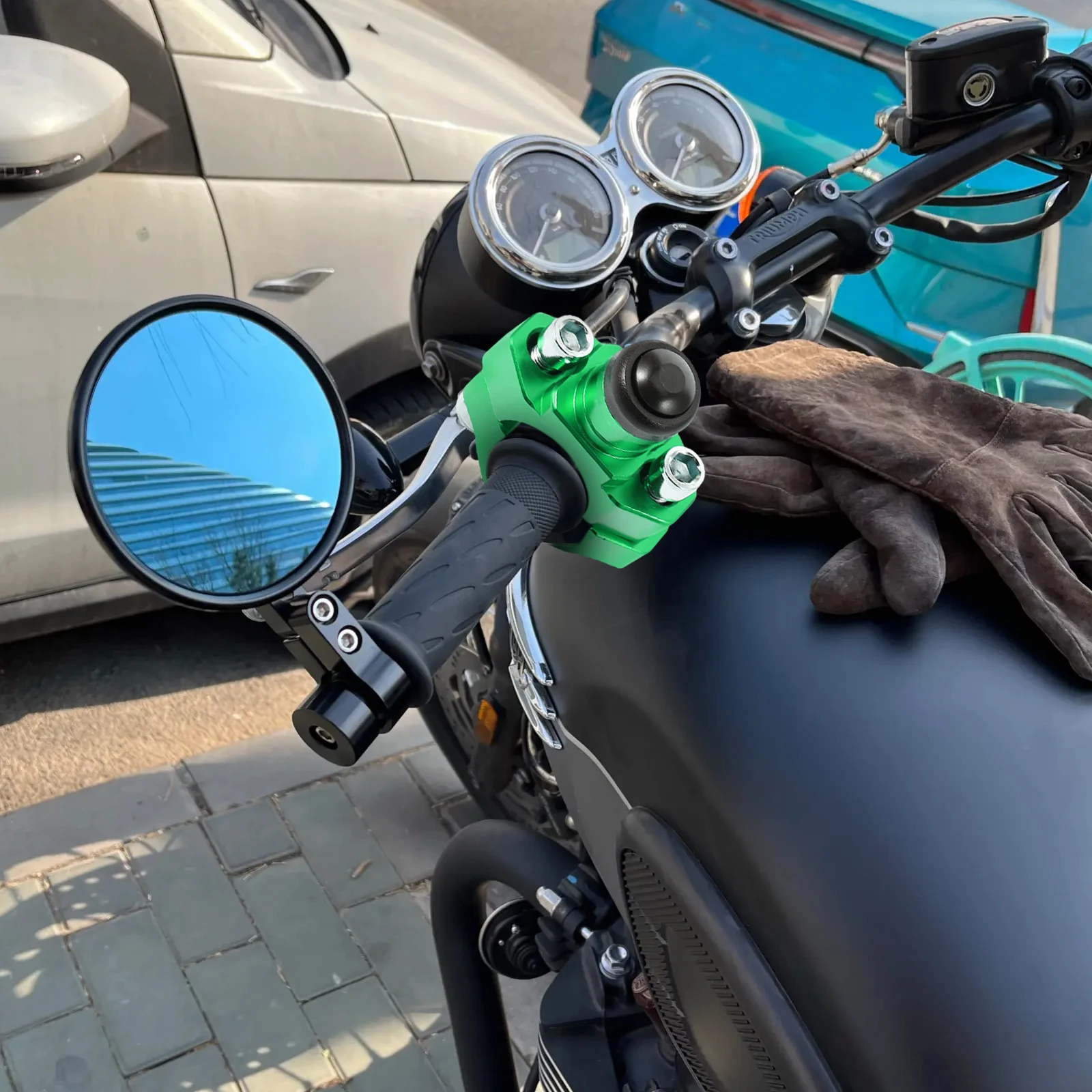 

Emergency Shutdown Switch Motorcycle Handlebar Start Button Controllable Stop Engine Aluminum Alloy Work