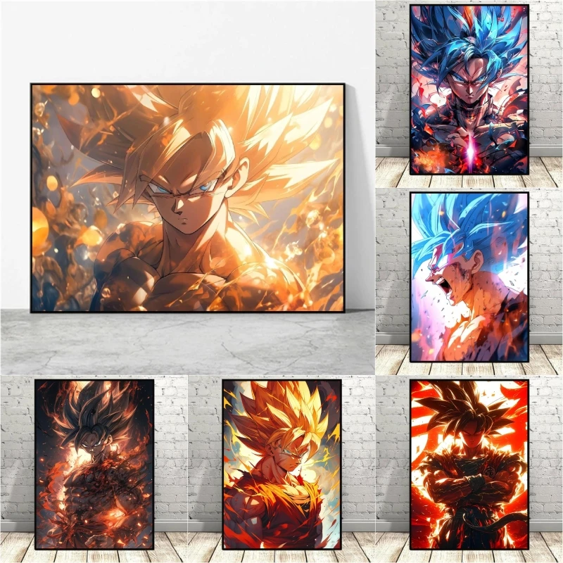 

Dragon Ball Posters Anime Pictures Kakarotto Poster Cartoon Canvas Printing Wall Art Diverse Sizes Home Living Room Decor