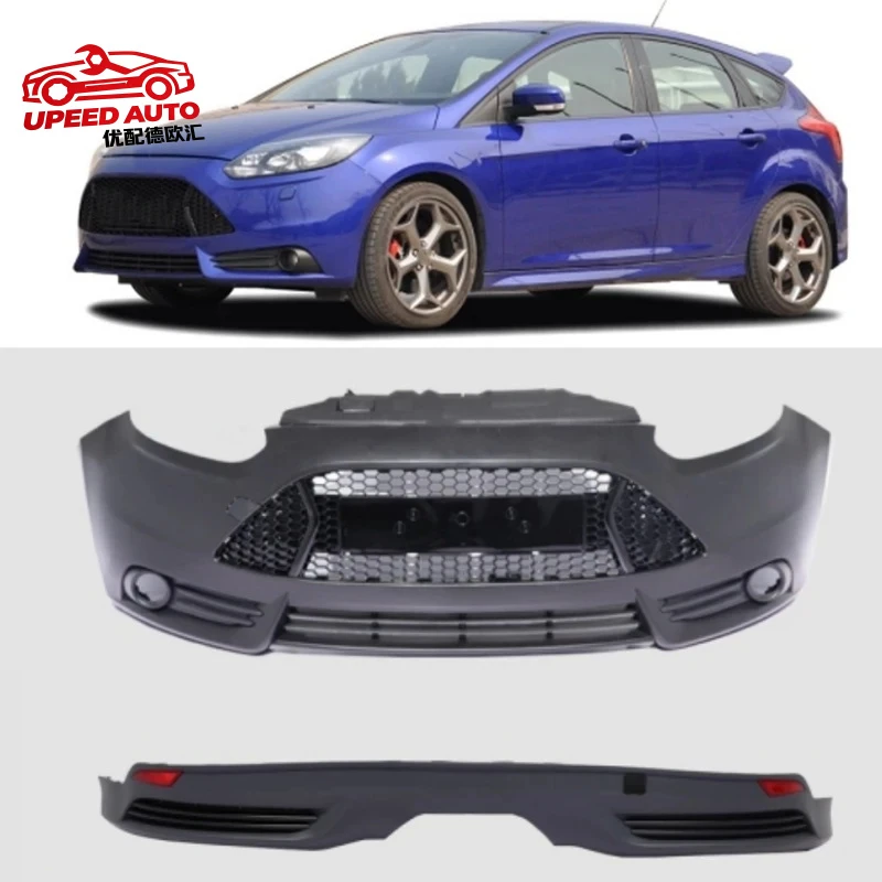 Suitable for Car Front Bumper Rear Lip d Focus 2012 2013 2014 Modified to ST Style Body Kit Surround Auto Accessories