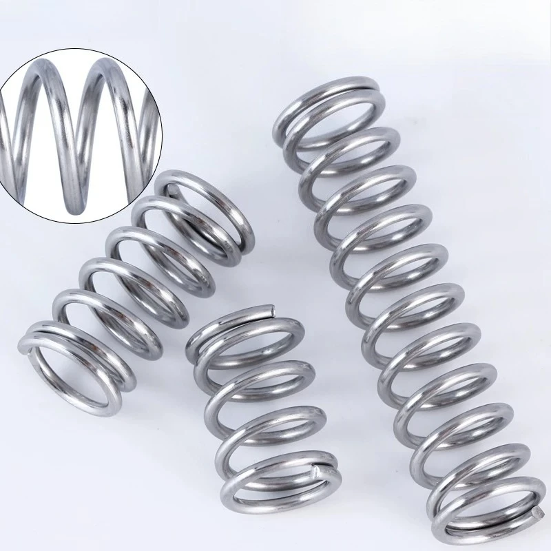 5pcs/Lot 0.3mm 304 stainless steel compression spring OD 3-4mm Length 55-120mm