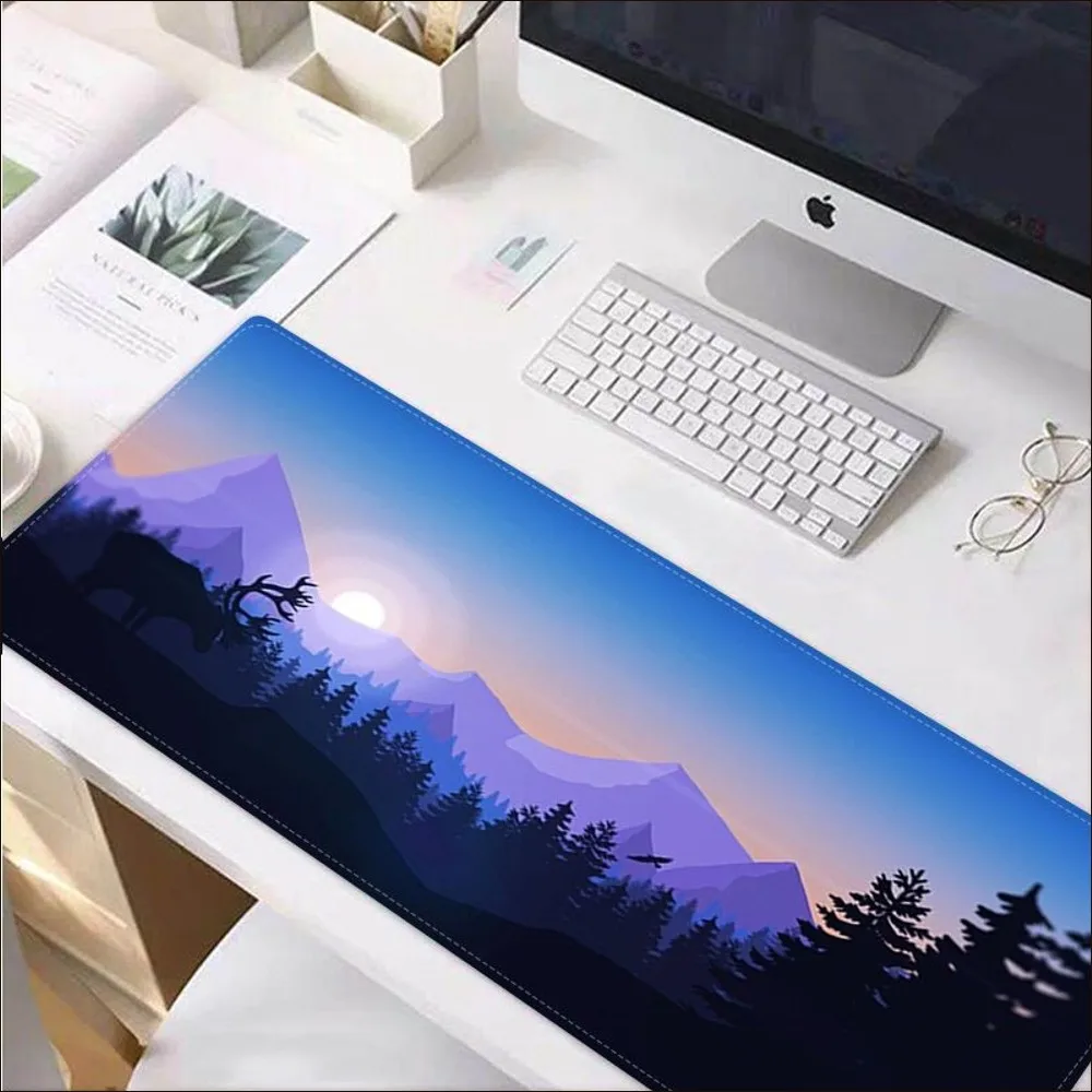 Firewatch Forest Mousepad Large XXL Gaming Laptop Computer Desk Mat Mouse Pad Mouse Mat Notbook Mousepad Gamer