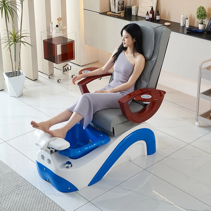 Pedicure Chair.Pacific GT Pedicure Spa Chair For Professional Salons & Spas, Shiatsu Massage Chair, LED Light In Bowl