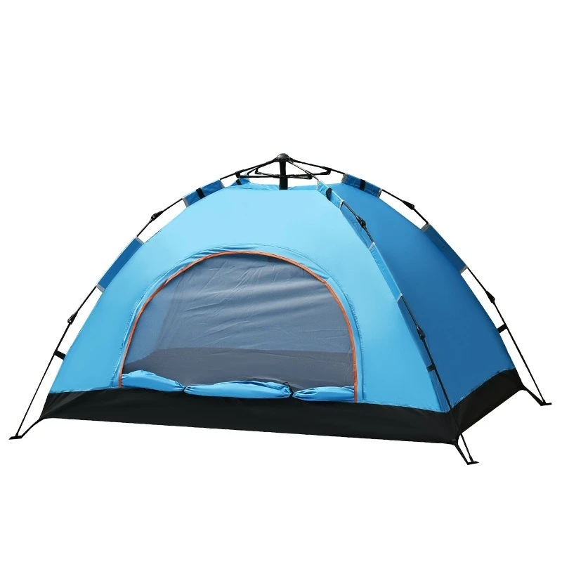 Family Camping Tent 4-6 Person 4-Season Waterproof Durable Oxford Fabric Fast Setup for Garden Beach Trail with Carry Bag