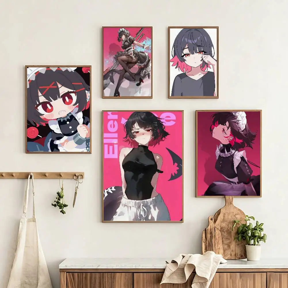 Zenless ZZZ E-Ellen Joe Poster HD Self Adhesive Waterproof Wall Art Ideal for Home Office Dorm Gift Customizable