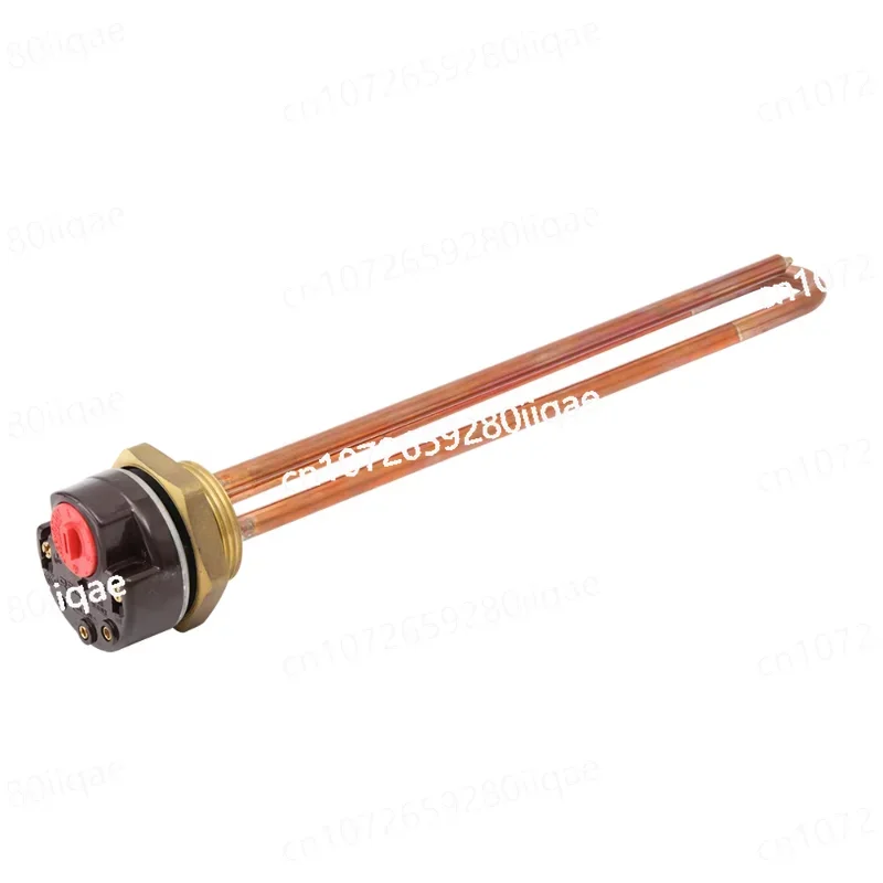 WNA-4 brass flanged copper 300mm electric heat  water heating element with thermostat