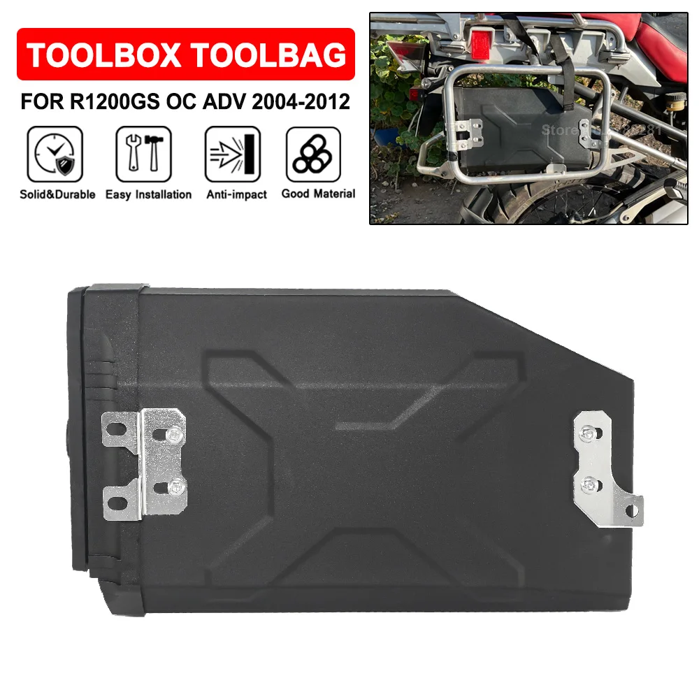 

For BMW R1200GS R 1200 GS R1200 ADV OC 2004-2012 Motorcycle 5 Liters Plastic Box Toolbox Right Side Bracket Tool Box Inner Bag