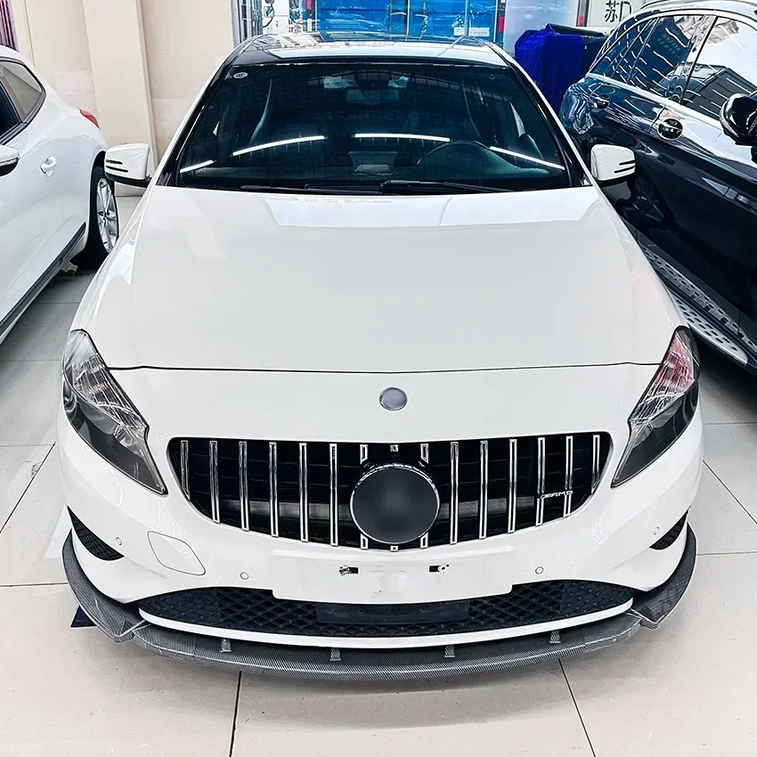 

W176 2013-2015 губа переднего бампера, внешняя модификация передней лопаты Подходит для Mercedes Benz серии 13-15A