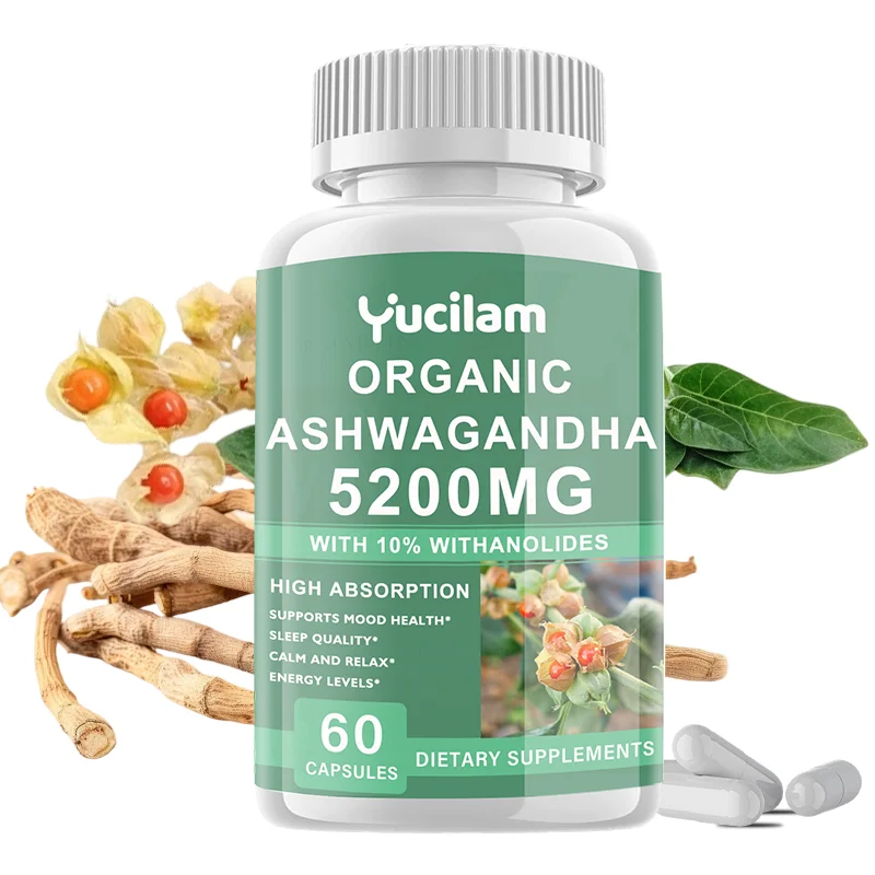 KSM-66 Natural Ashwagandha Supplement - Supports stress relief, boosts energy levels, supports calmness and improves insomnia