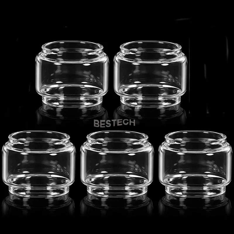 فقاعة أنبوب زجاجي Pyrex خزان ل Augvape المدخول المزدوج لفائف هيئة الطرق والمواصلات المدخول واحد Subohm MTL KYLIN V2 استبدال كأس الزجاج