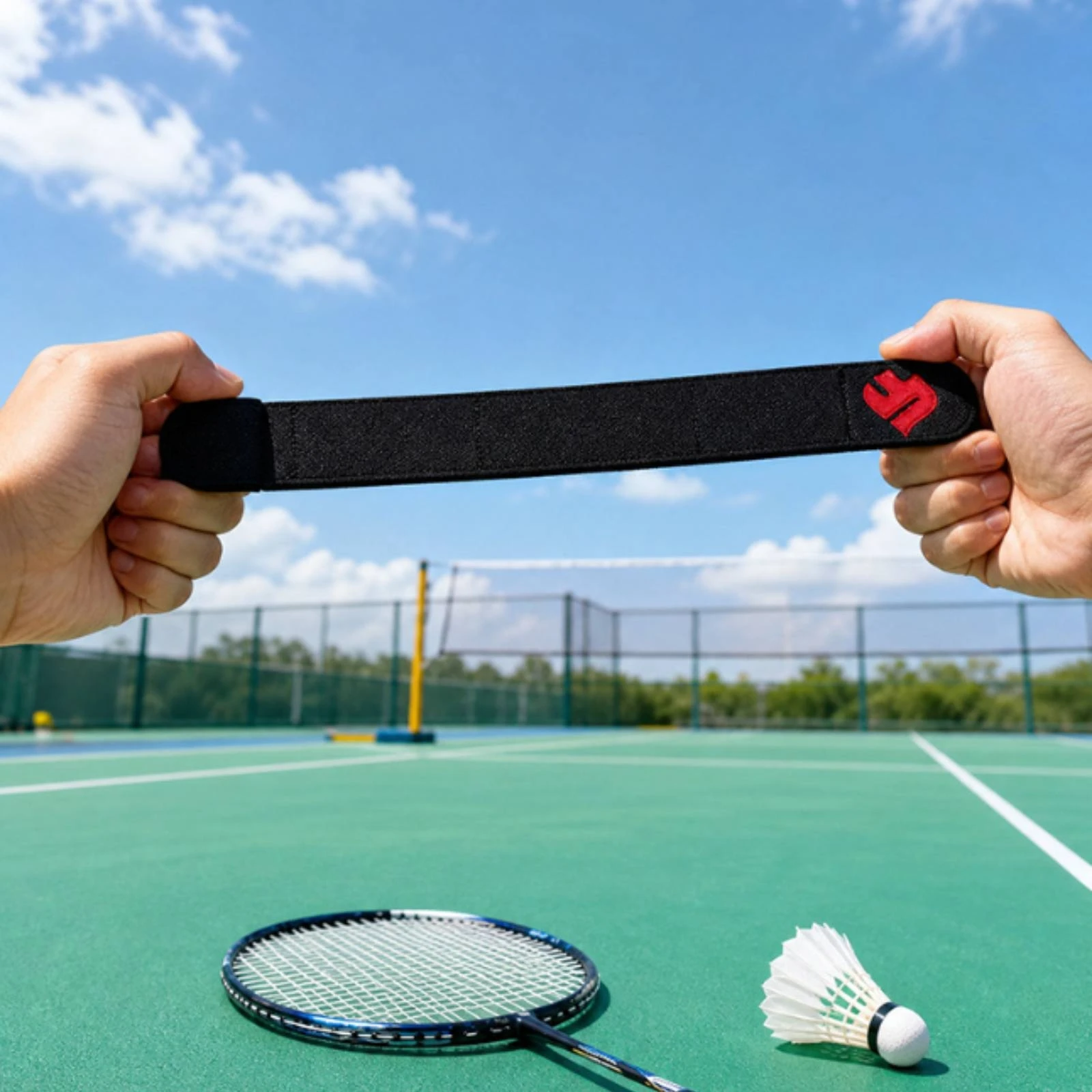 Badminton Wrist Coach Right-Hand Badminton Training Aid Wrist Corrector Lightweight Brace High-Strength for Beginners view 3