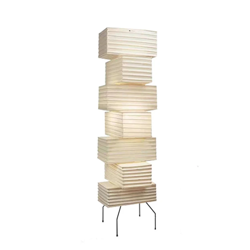 Rice paper floor lamp living room study creative decoration sun paper floor lamp