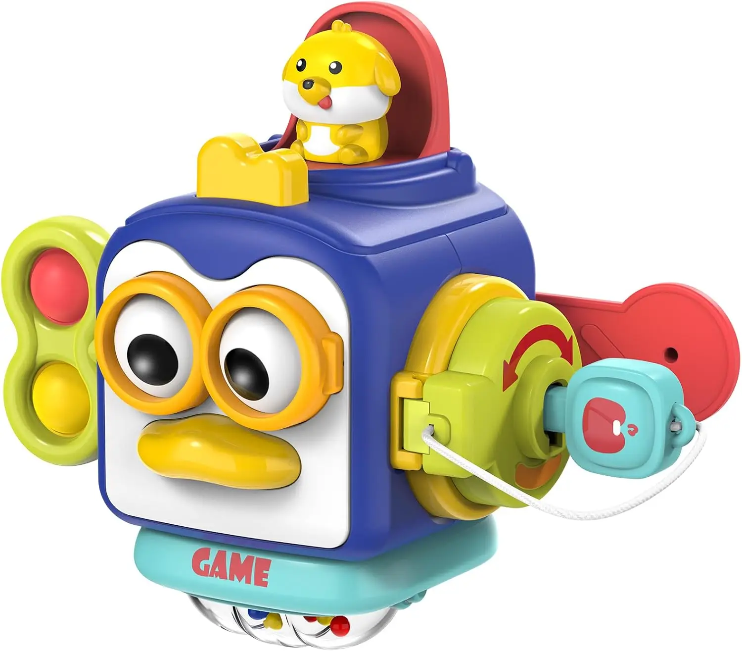 Montessori Sensorisches Spielzeug Baby Beschäftigt Würfel Aktivität Reise Spielzeug Pädagogisches Lernen Zappeln Spielzeug für Feinmotorik Kinder Geschenk – Detail 19