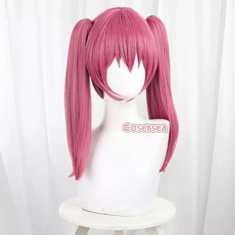 Cosersea Kana Sakuragi Cosplay Wigs Magilumiere Co Ltd Kana Sakuragi 40cm Wine Red Ponytail Wigs Synthetic Hair Heat Resistant