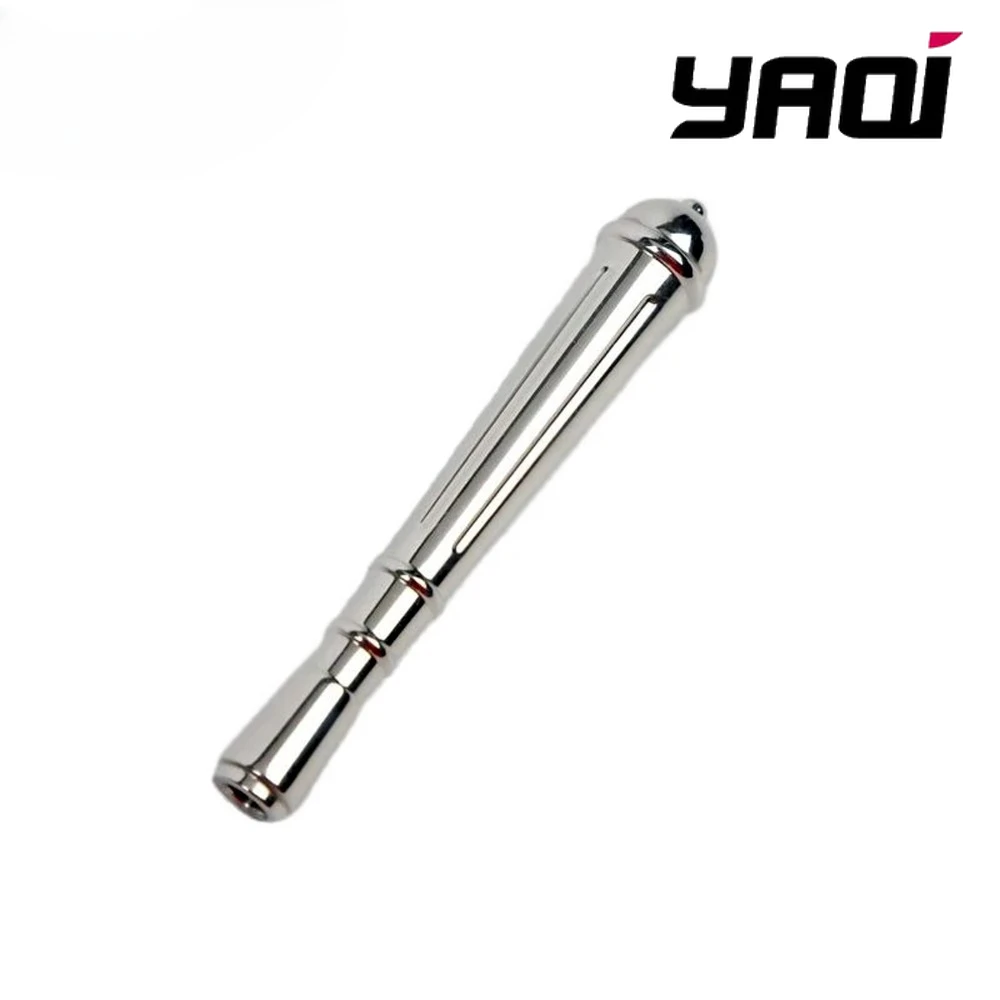 مقبض الحلاقة Yaqi دمعة مصقولة من الفولاذ المقاوم للصدأ للرجال آمنة ماكينة حلاقة اللحية مقبض المقتنيات هدية عيد ميلاد لصديقها