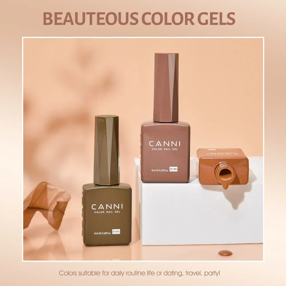 CANNI Venalisa esmalte de uñas en Gel uñas de invierno gran cobertura Color precioso textura suave Hema libre Soak Off UV LED semipermanente