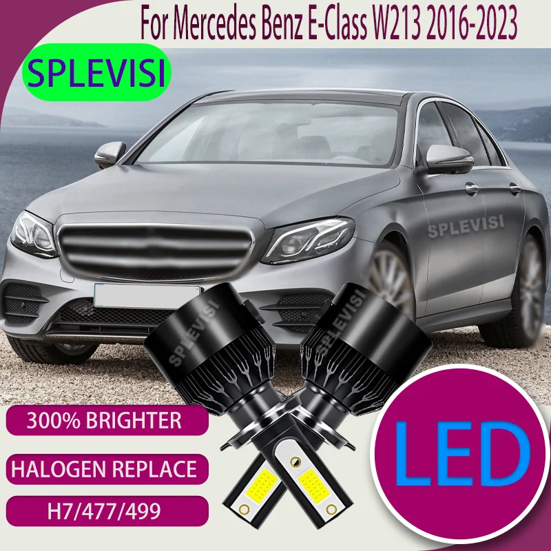 

LED High Low Beam Fan Cooled Up to 60,000-Hour Lifespan For Mercedes Benz E-Class W213 2016 2017 2018 2019 2020 2021 2022 2023