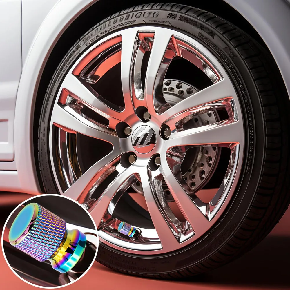 أغطية جذع صمام الإطارات، ملحقات أغطية صمامات العجلات المصنوعة من الألومنيوم المؤكسد، عالمية للسيارات وسيارات الدفع الرباعي والدراجات والشاحنات والدراجات النارية #3