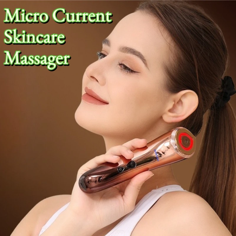 

Micro Current Ice Compress Firming Massager Skin Rejuvenation Cleaning All-in-one Instrument Home Facial Lifting Beauty Device