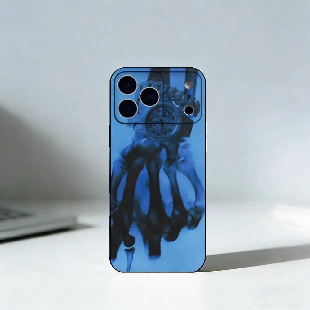 Чехол для телефона R-Rondodasosa R-Rapper для iPhone 17,16,15,14,13,12,11 Plus, Pro Max, мягкий силиконовый черный чехол