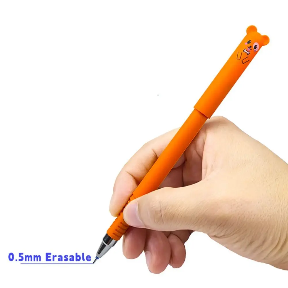 Nuovo disegno animale penna cancellabile 0.5mm inchiostro nero/blu penna gel ad asciugatura rapida strumento di scrittura penna per studenti regalo per studenti