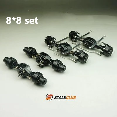 Scaleclub 1/14 Modder Kop Sleepkop Nieuw Wiel Reductie Slotverschil Gebroken Transmissievermogen Achteras
