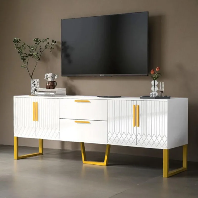 Soporte De Mesa para sala De estar, Mueble moderno y barato, Unidad De cuna completa, consola De medios para televisión
