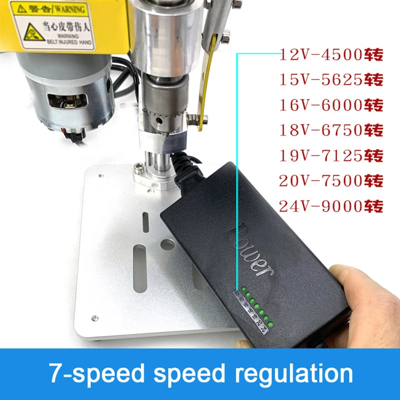 120W Mini Bench Drill Milling Machine Multifunctional Precise Drill Floor B10 Chuck Hole Puncher DIY Wood Metal Drilling Machine