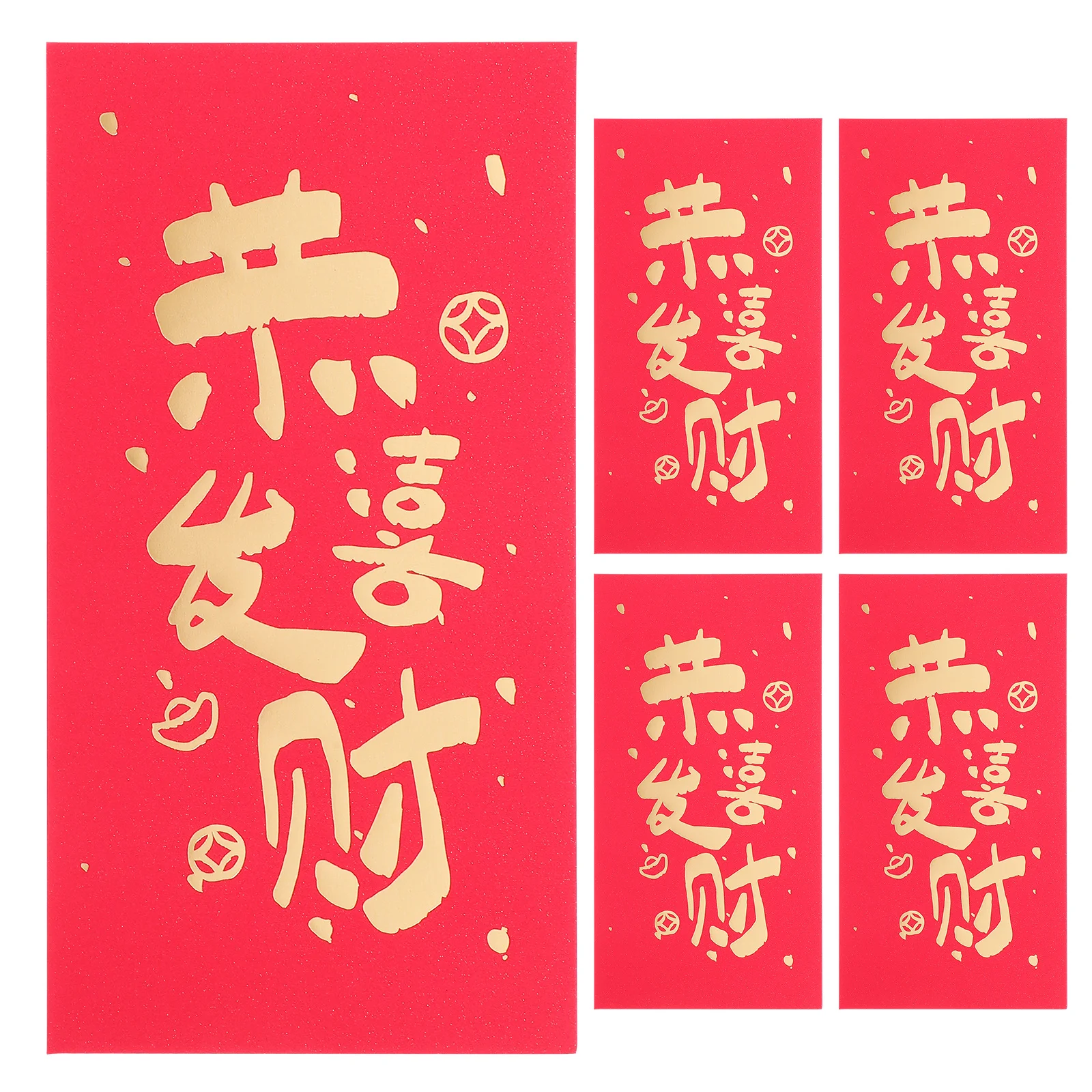 

6Pcs Lunar New Year Envelopes Traditional Red Pouches for Luck Money with Enhanced Durability Red Envelopes New Year Envelope