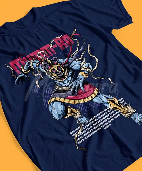 T-shirt For Anime Thunder Cats Mumm-Ra Lado Oscuro