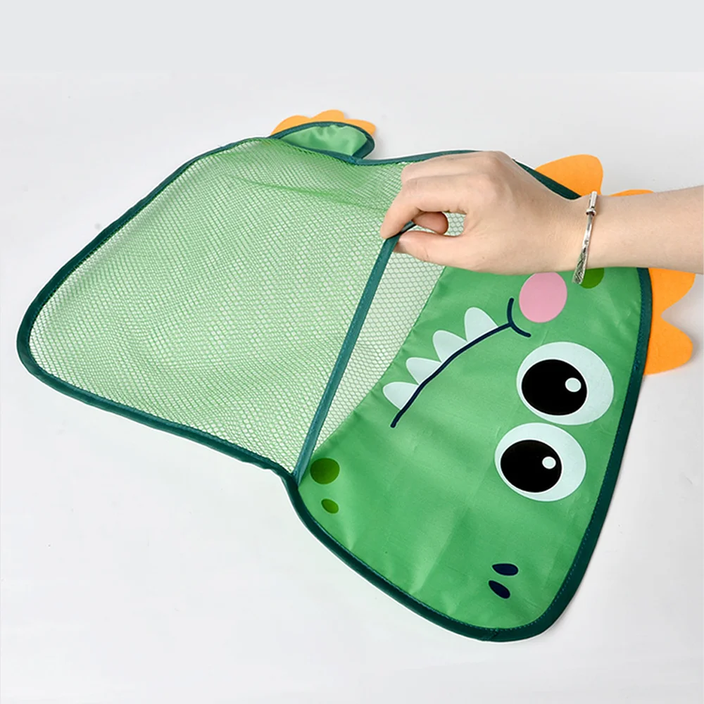 Dinosaur Animal Baby Bath Toys Organizer Kids Tidy Storage Suction Bathroom Bathtub Doll Hanging Bag Basket Mesh Bag Water Toys