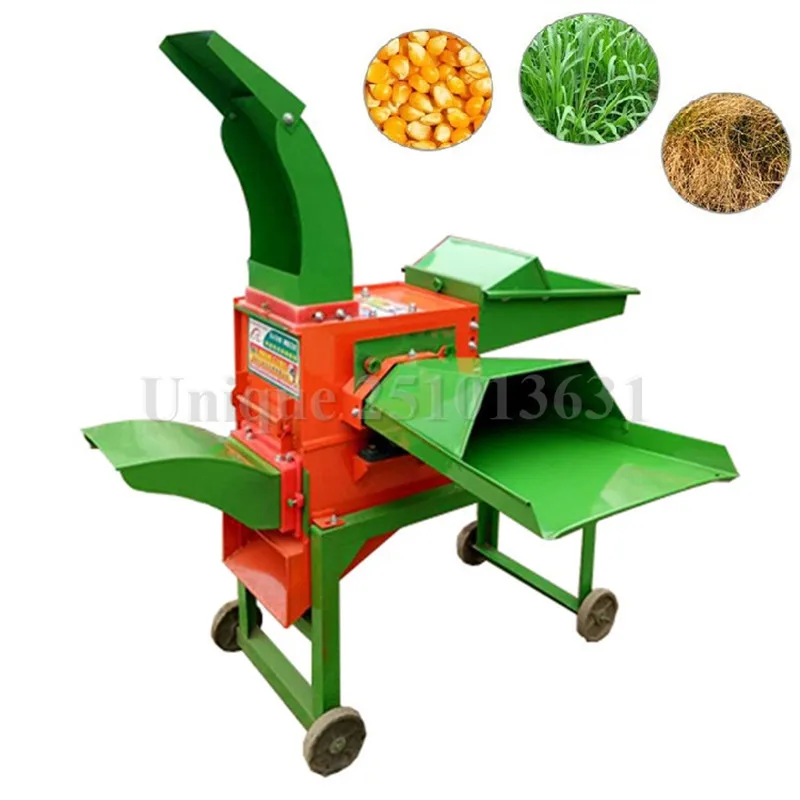 Animal Feeding Fodder Chaff Cutter Straw Chopper Dry Wet Grass Silage Kneading Cutting Machine for Kenya