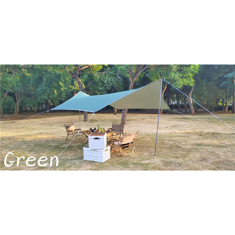 3x4 Outdoor Tarp Tent Waterproof Sun Shelter for Tourism Picnic Hexagon Sunshade Canopy Camping Awning Pergola Flysheet 3x4