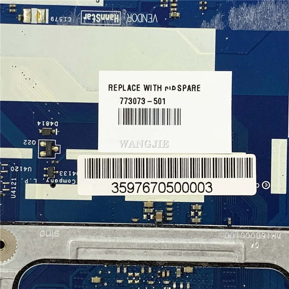 Placa-mãe de laptop para HP ProBook 455 G2 773073 -001 773073 -501 773073 -601 CPU ZPL45/55 LA-B191P A6 Pro-7050B