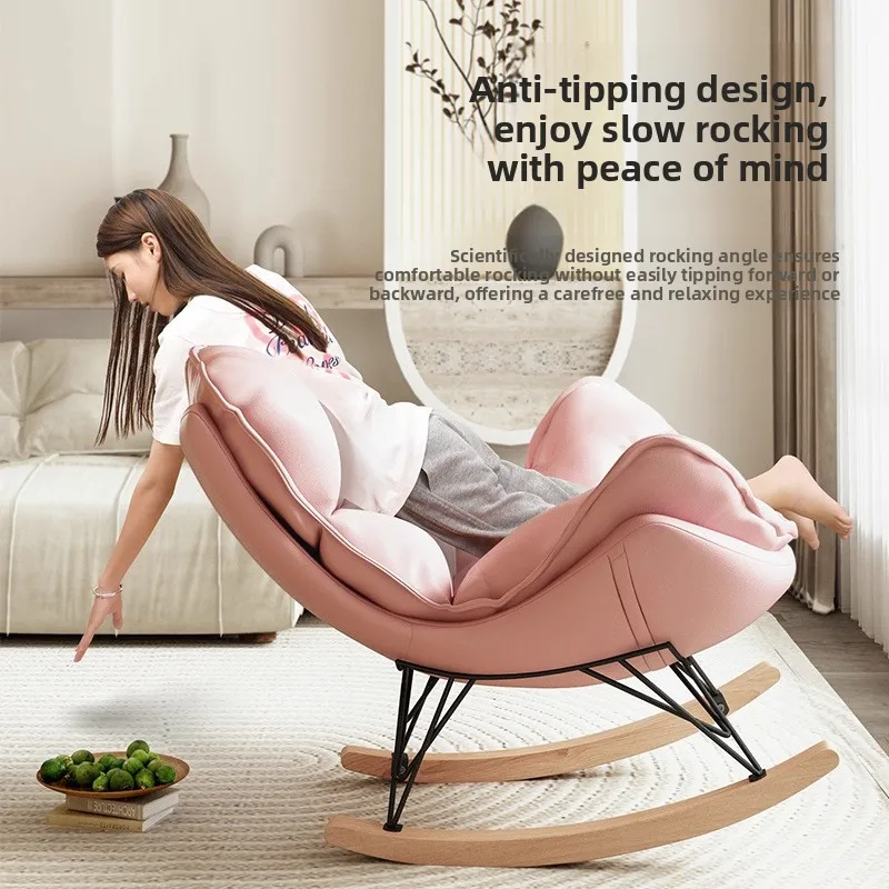 Classic Lazy sofa rocking chair lunch break recliner single sofa can lie down and sleep