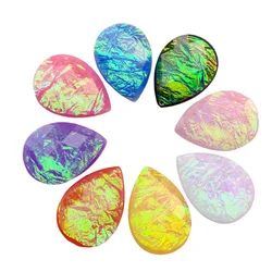 Shine Opal Crystal Bling Resin Water drop Rhinestones DIY Flat Back buttons Crystal Strass 12pcs 18*25mm -E75