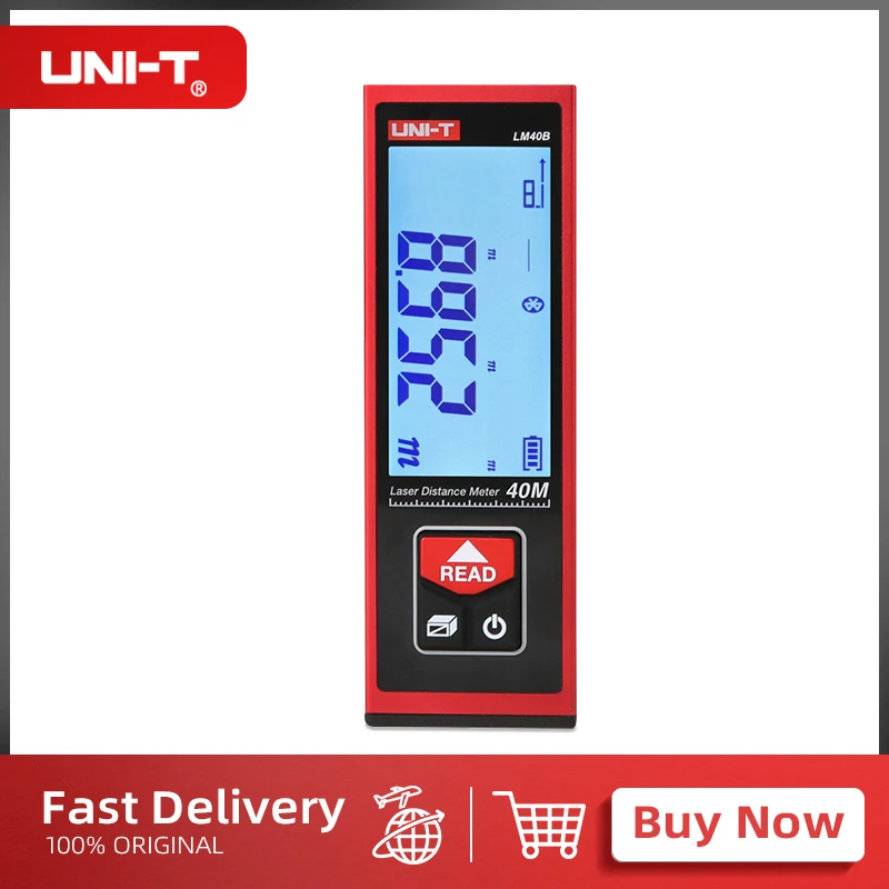 

UNI-T LM60B LM50B LM40B Laser rangefinder mini bluetooth rangefinder 40/50/60M laser digital display ranging electronic ruler