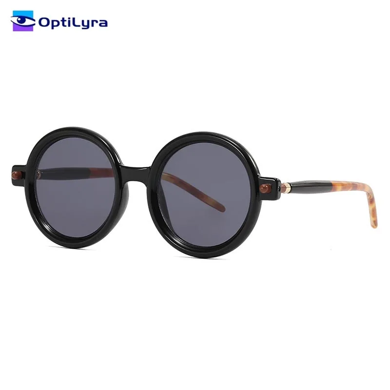 

OptiLyra Brand Unisex Fashion Oversized Round Sunglasses Trendy Brand Designer Glasses UV Protection Sunglasses