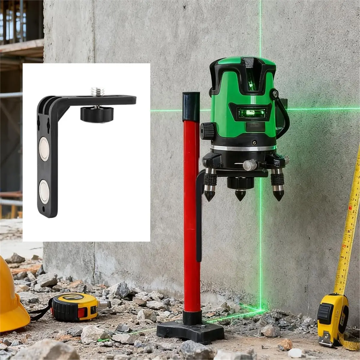 L-Shaped Magnetic Mount for Laser Levels Laser Levels for /Spectra/// and So on