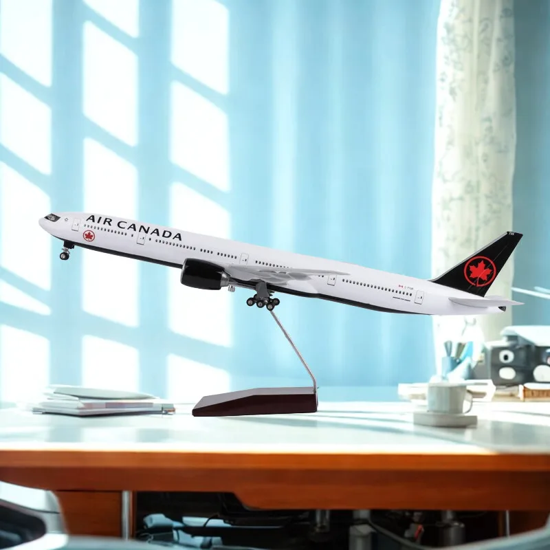 

Air Canada B777 Plane Toy 1/157 Scale 47CM Airplane Model Resin Aircraft W Light and Wheel Landing Gear airplane toy