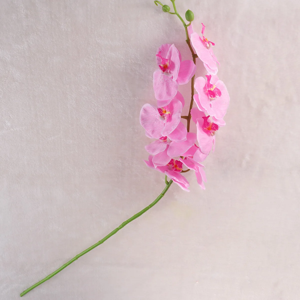 

8 Artificial 3 Green Buds Lifelike Wedding Decoration Home chid For Wedding Arrangement Soft chid Beautiful