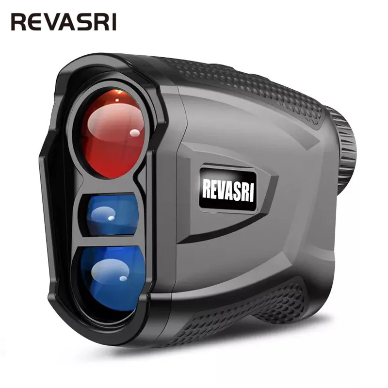 Imagem -04 - Revasri Telêmetro a Laser Recarregável de Golfe 600m Telescópio Multifuncional com Bloqueio de Bandeira Pino de Inclinação Medidor de Distância