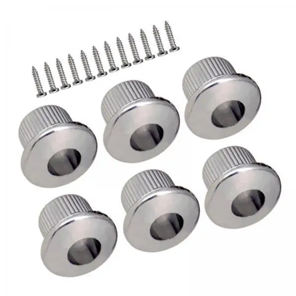Guitar Tuner Bushings 10mm Semi Closed Ferrules Hardware Accessories for Guitar Tuning Pegs Set