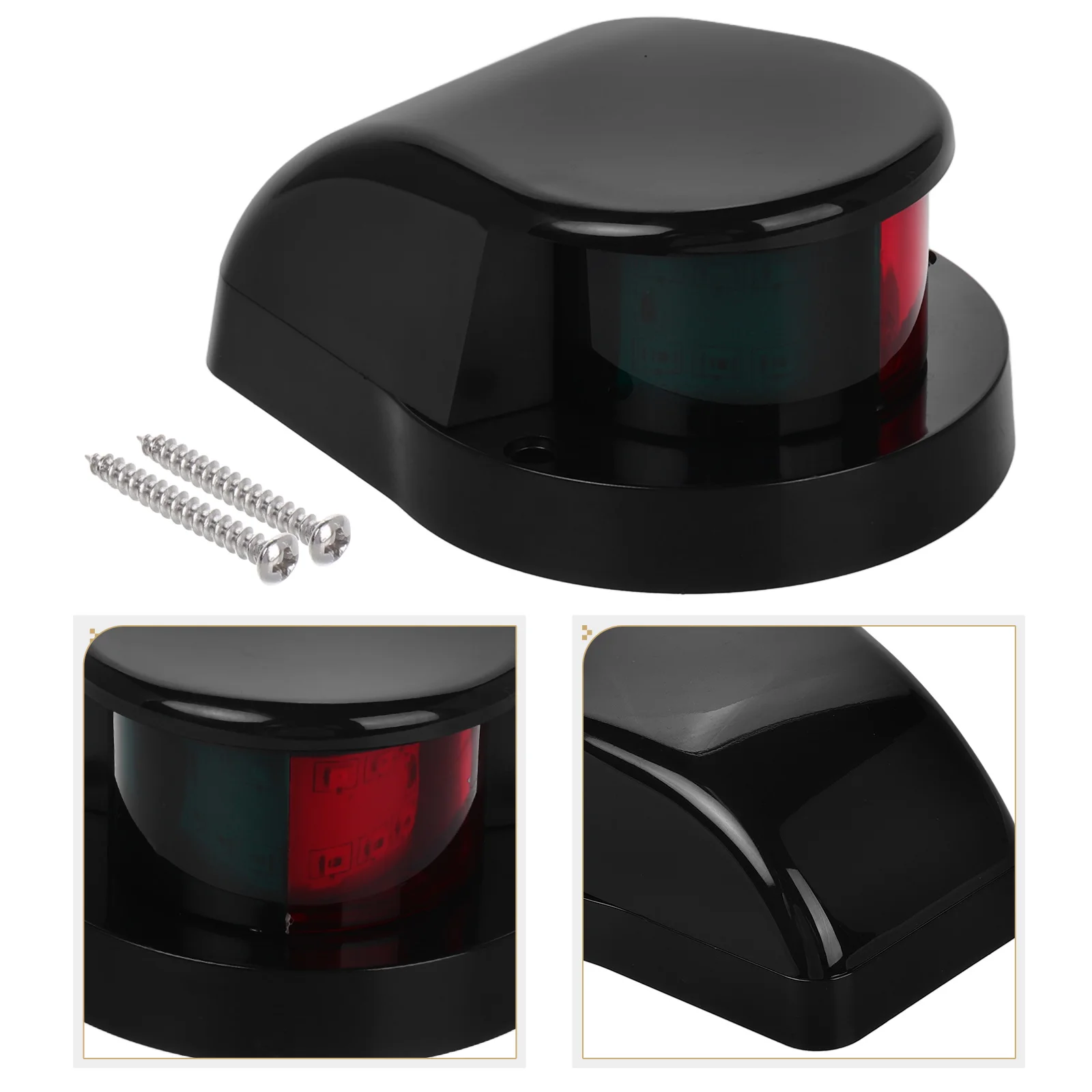 2X12LED High Brightness Waterproof Navigation Light Boat Lights Led Bow Pontoon Marine Accessories Kayak Deck Speedboat Yacht