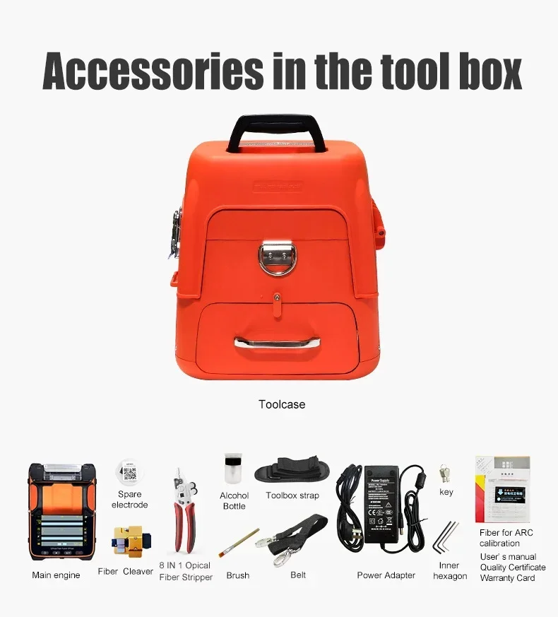 AI-9 Fiber Optical Fusion Splicer and Splicing Machine for FTTH Network