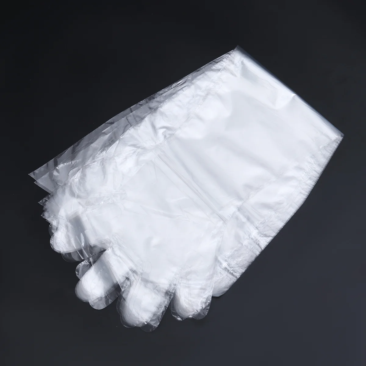 50PCS Disposable Plastic Film Long Arm Glove Cattle Sheep Glove for Farm (White) Farm Glove